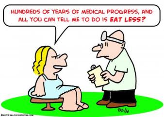 Anos e anos de progresso da ciência e tudo o que você tem pra me dizer é para comer menos?!?
